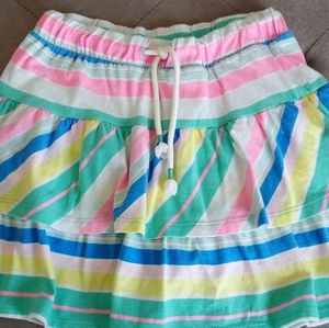Pastel Striped Skort